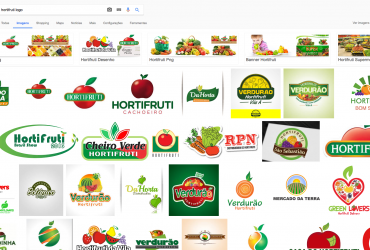 Busca no Google: Hortifruti + logo