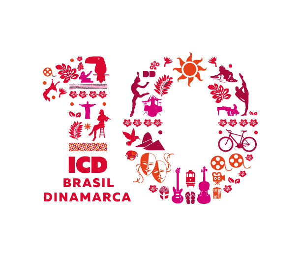 Instituto Cultural da Dinamarca - marca comemorativa de 10 anos