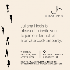 Convite para as Redes Sociais - Juliana Heels